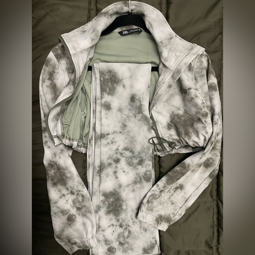 Zara Tye Dye Pants/Jacket Set